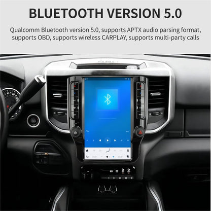 12.1" Tesla Style Car Navigation Radio for Dodge RAM with CarPlay GPS
