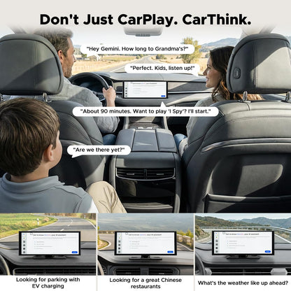 11" AI CarPlay Screen with Google Play GPS Android Auto & DVR Camera